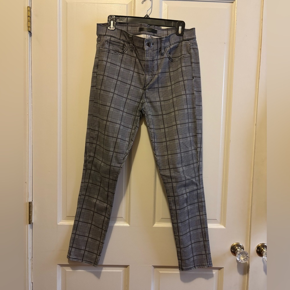 Joe’s Jeans Black and White Checkered Pants